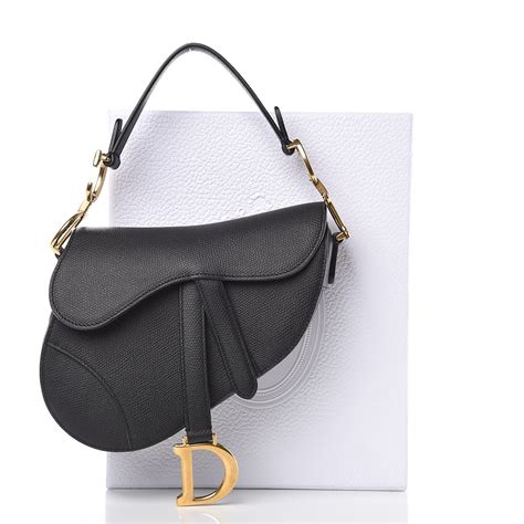 christian dior calfskin mini d fence saddle bag black|Mini Saddle Bag with Strap Black Ultramatte Calfskin .